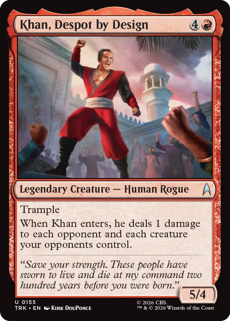 Khan, Despot by Design [Star Trek] | Exor Games Dartmouth