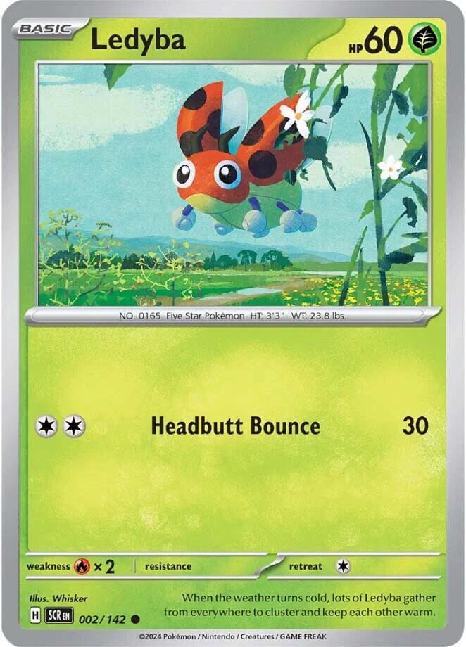 Ledyba (002/142) [Scarlet & Violet: Stellar Crown] | Exor Games Dartmouth