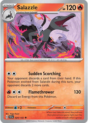 Salazzle (024/142) [Scarlet & Violet: Stellar Crown] | Exor Games Dartmouth