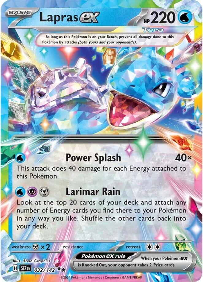 Lapras ex (032/142) [Scarlet & Violet: Stellar Crown] | Exor Games Dartmouth