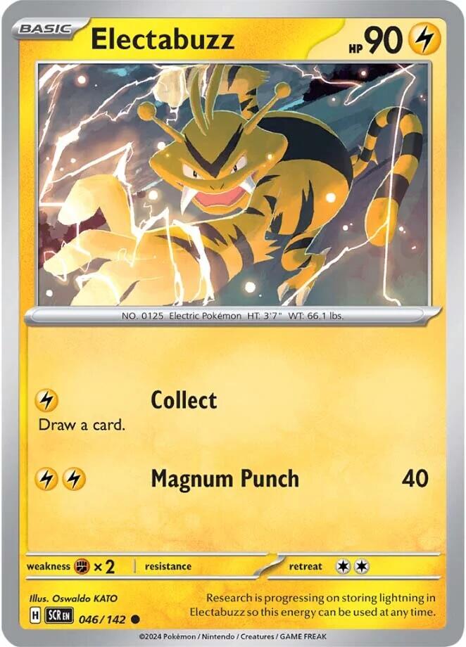 Electabuzz (046/142) [Scarlet & Violet: Stellar Crown] | Exor Games Dartmouth