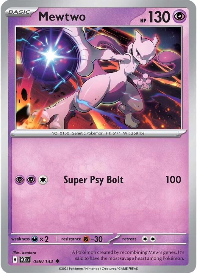 Mewtwo (059/142) [Scarlet & Violet: Stellar Crown] | Exor Games Dartmouth