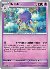 Drifblim (061/142) [Scarlet & Violet: Stellar Crown] | Exor Games Dartmouth