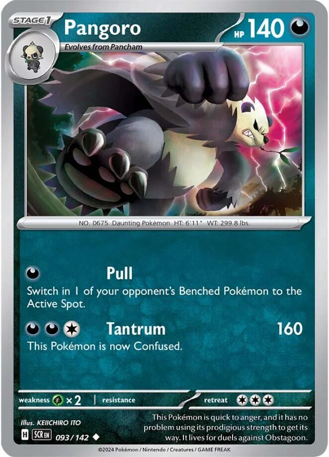 Pangoro (093/142) [Scarlet & Violet: Stellar Crown] | Exor Games Dartmouth