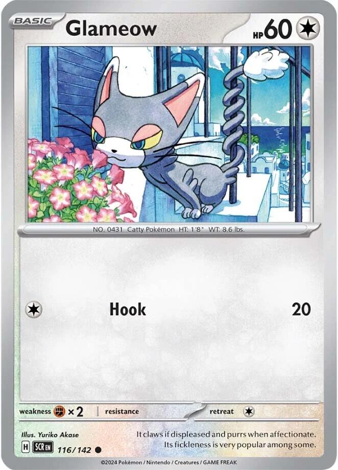 Glameow (116/142) [Scarlet & Violet: Stellar Crown] | Exor Games Dartmouth