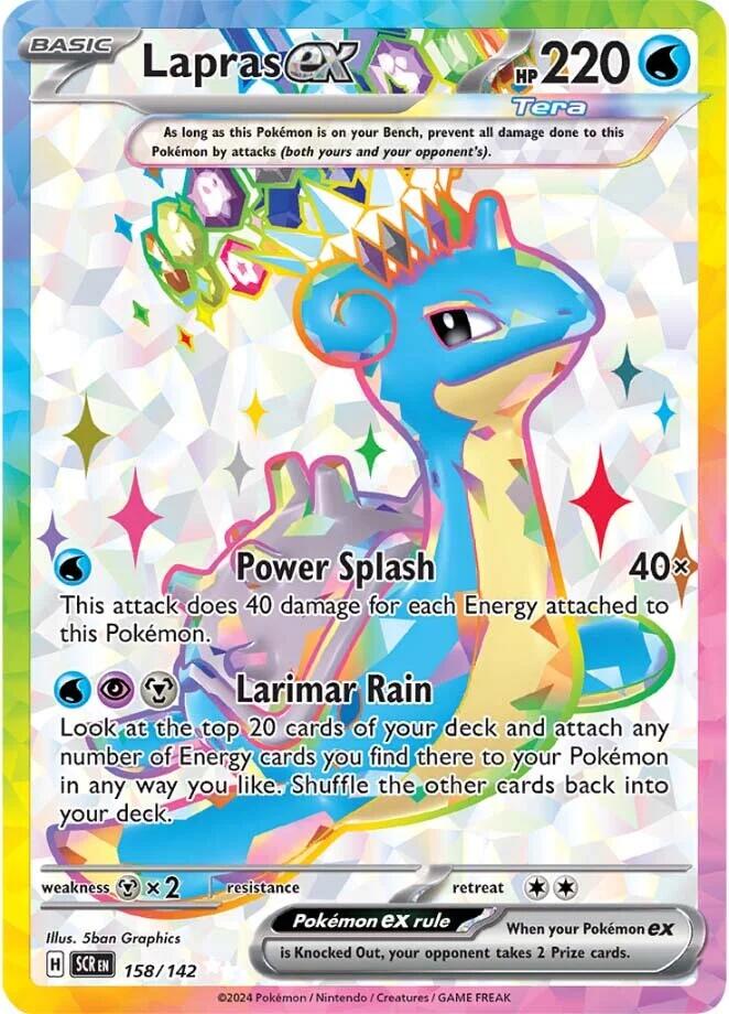 Lapras ex (158/142) [Scarlet & Violet: Stellar Crown] | Exor Games Dartmouth