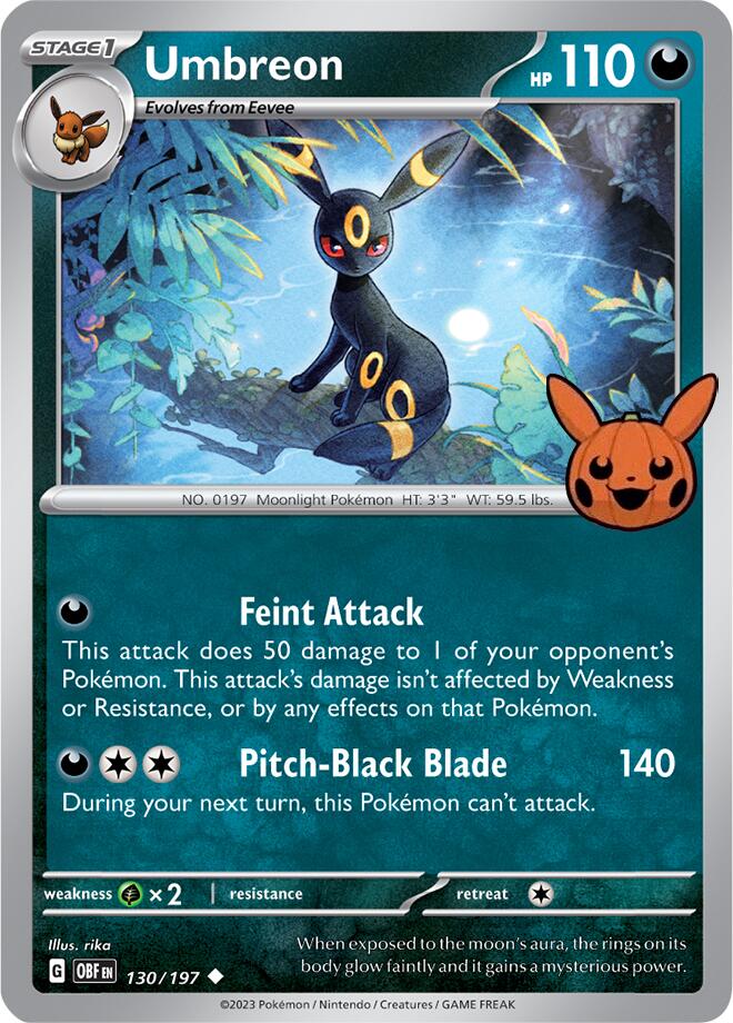 Umbreon (130/197) [Trick or Trade 2024] | Exor Games Dartmouth