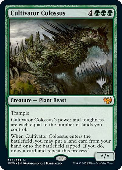 Cultivator Colossus (Promo Pack) [Innistrad: Crimson Vow Promos] | Exor Games Dartmouth