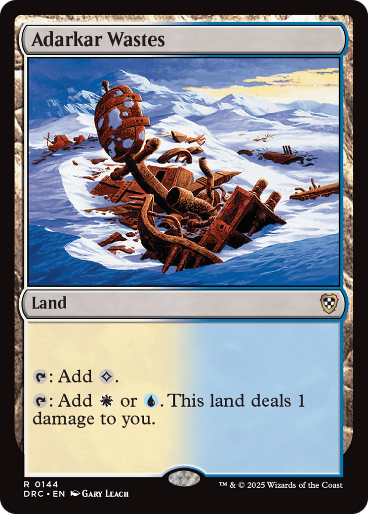 Adarkar Wastes [Aetherdrift Commander] | Exor Games Dartmouth