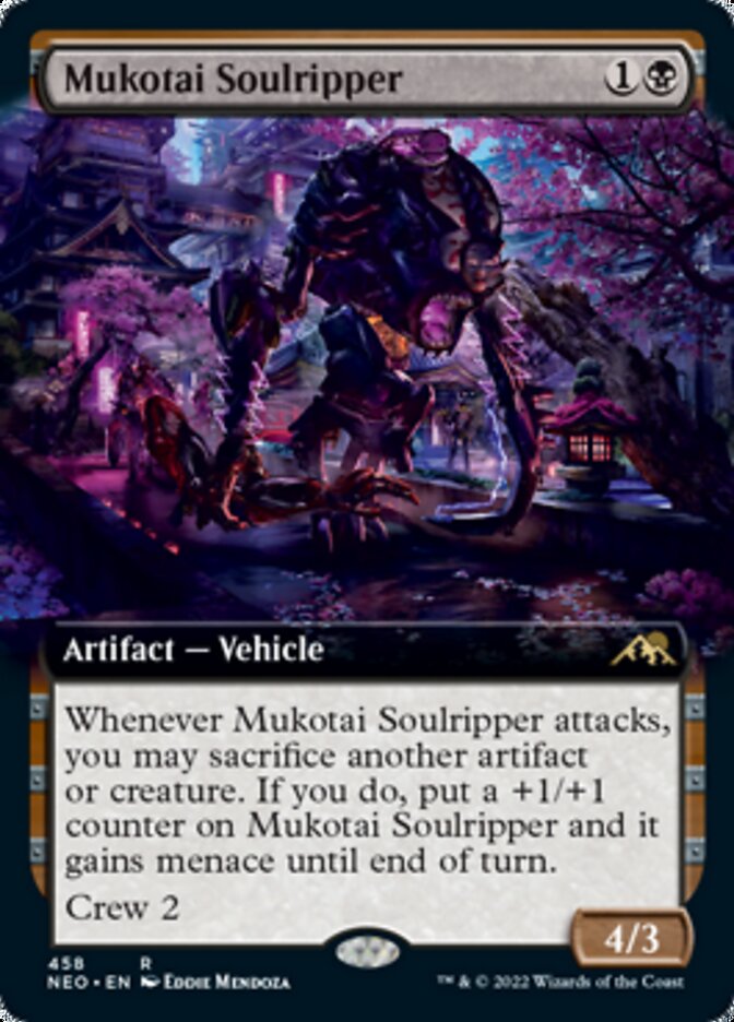 Mukotai Soulripper (Extended Art) [Kamigawa: Neon Dynasty] | Exor Games Dartmouth