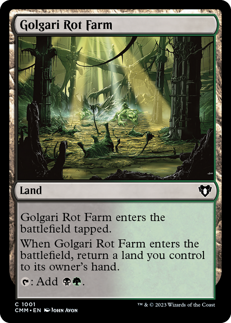 Golgari Rot Farm [Commander Masters] | Exor Games Dartmouth