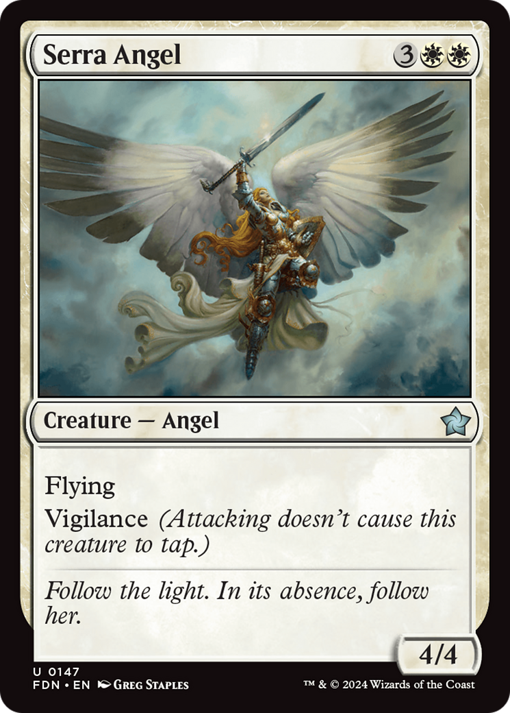 Serra Angel [Foundations] | Exor Games Dartmouth