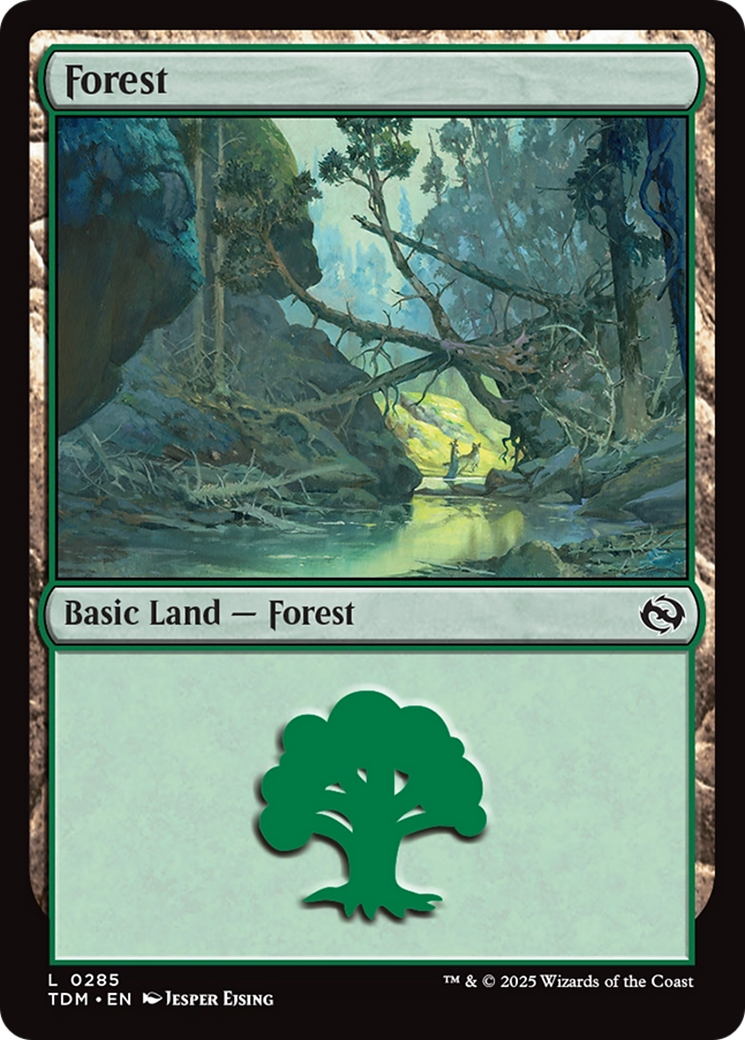 Forest (0285) [Tarkir: Dragonstorm] | Exor Games Dartmouth