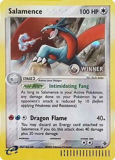 Salamence (19/97) (Winner) [League & Championship Cards] | Exor Games Dartmouth