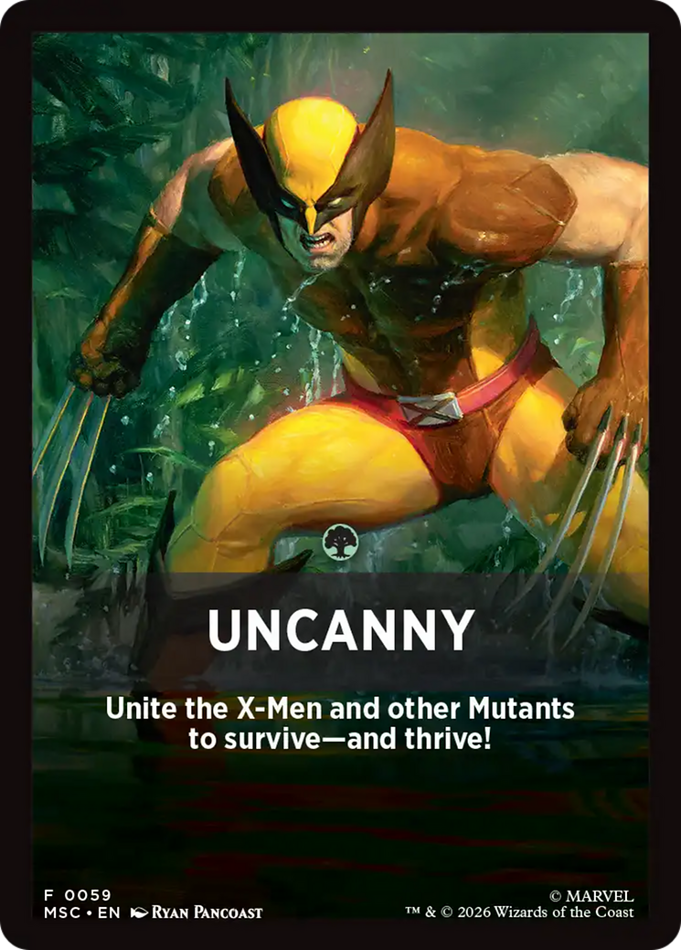 Uncanny Theme Card [Marvel Super Heroes Commander] | Exor Games Dartmouth