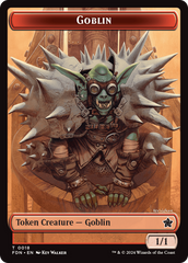 Goblin // Treasure Double-Sided Token [Foundations Tokens] | Exor Games Dartmouth