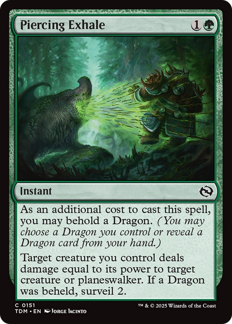 Piercing Exhale [Tarkir: Dragonstorm] | Exor Games Dartmouth