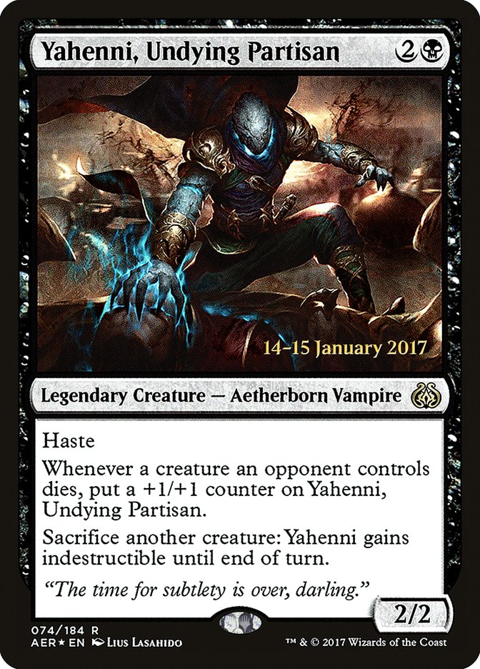 Yahenni, Undying Partisan [Aether Revolt Prerelease Promos] | Exor Games Dartmouth