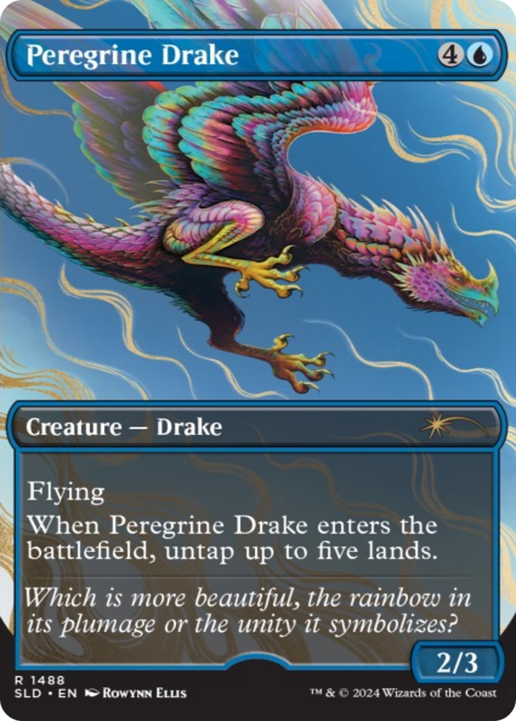 Peregrine Drake (Rainbow Foil) [Secret Lair Drop Series] | Exor Games Dartmouth
