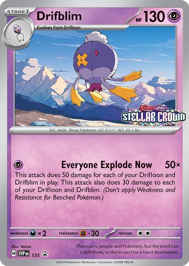 Drifblim (SVP135) [Scarlet & Violet: Black Star Promos] | Exor Games Dartmouth