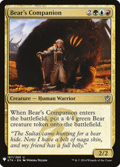 Bear's Companion [Mystery Booster] | Exor Games Dartmouth