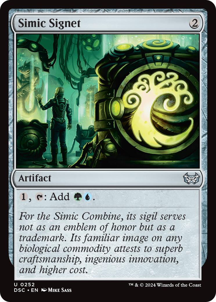 Simic Signet [Duskmourn: House of Horror Commander] | Exor Games Dartmouth