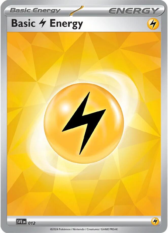 Basic Lightning Energy (012)(Holo) [Scarlet & Violet: Stellar Crown] | Exor Games Dartmouth