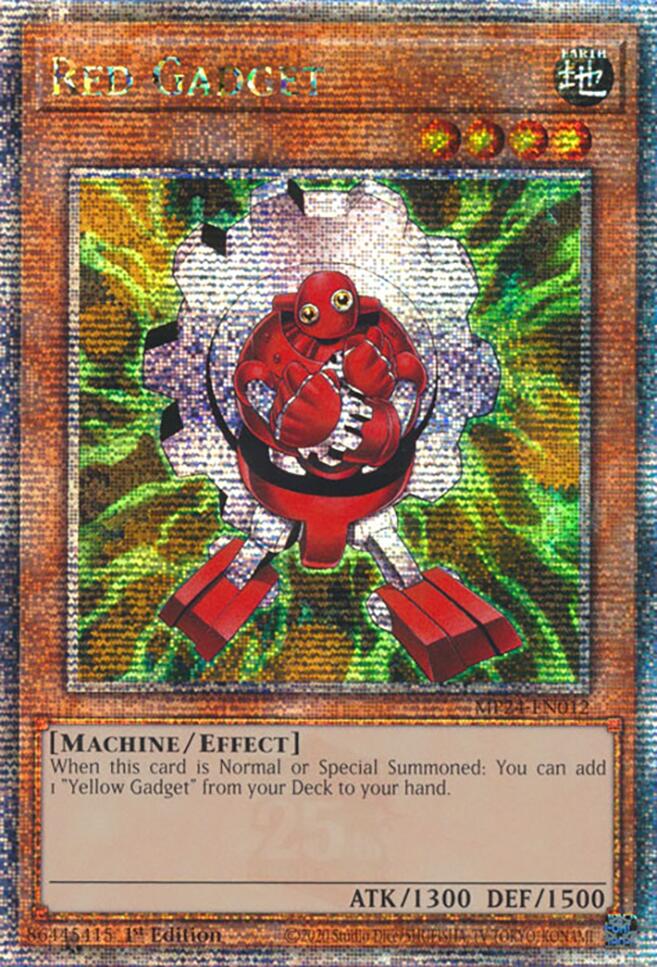 Red Gadget [MP24-EN012] Quarter Century Secret Rare | Exor Games Dartmouth