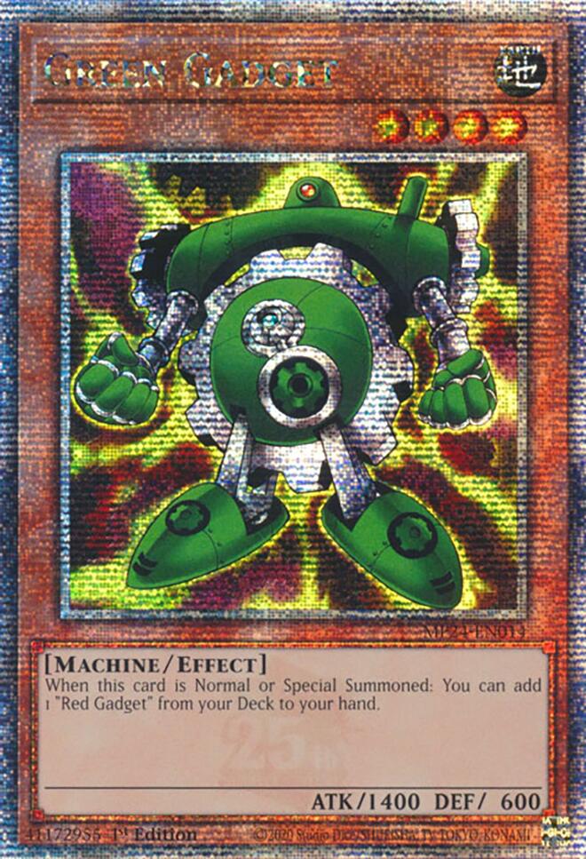 Green Gadget [MP24-EN014] Quarter Century Secret Rare | Exor Games Dartmouth