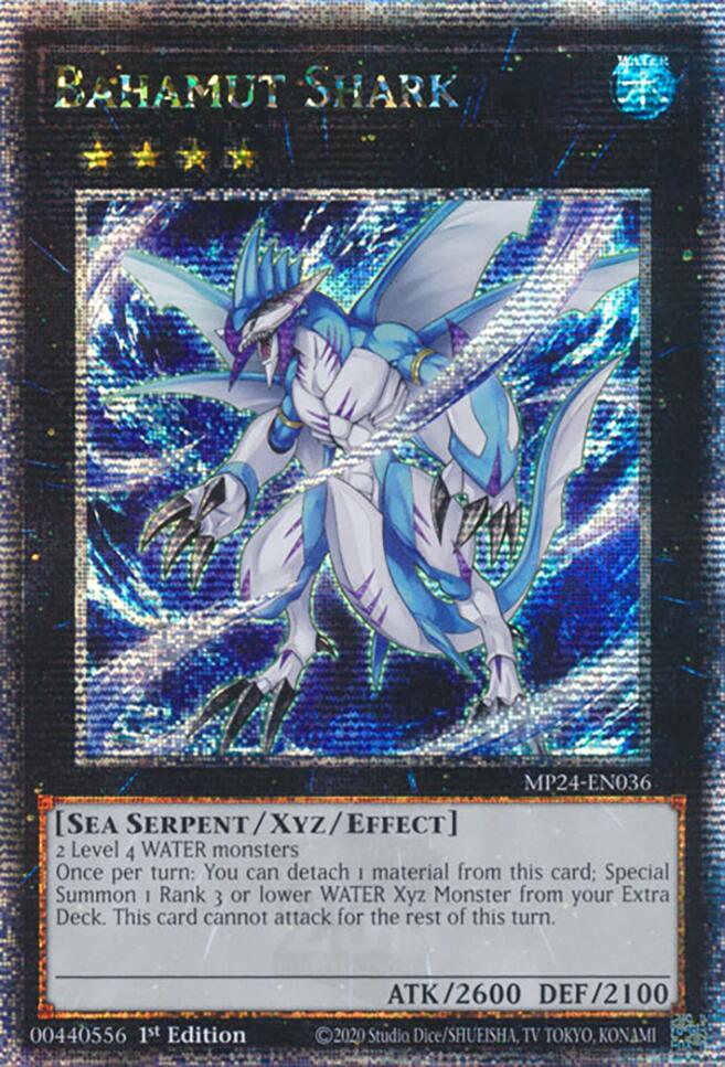 Bahamut Shark [MP24-EN036] Quarter Century Secret Rare | Exor Games Dartmouth