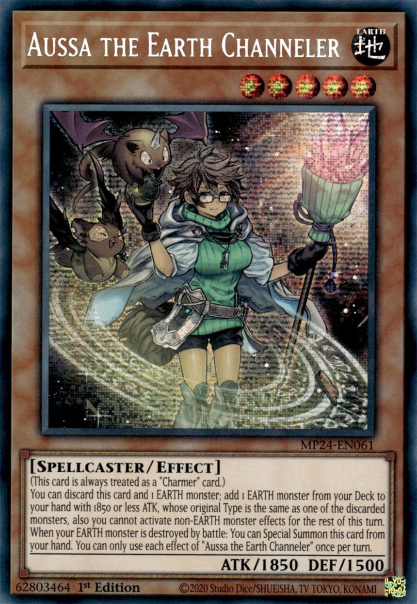 Aussa the Earth Channeler [MP24-EN061] Prismatic Secret Rare | Exor Games Dartmouth