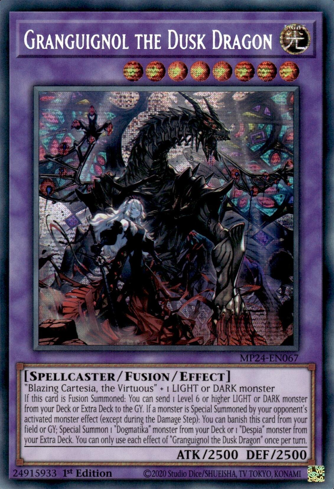 Granguignol the Dusk Dragon [MP24-EN067] Prismatic Secret Rare | Exor Games Dartmouth