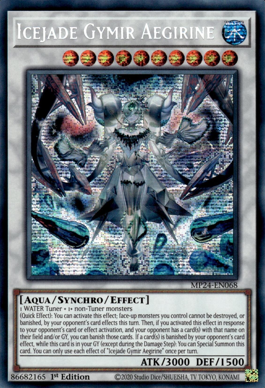 Icejade Gymir Aegirine [MP24-EN068] Prismatic Secret Rare | Exor Games Dartmouth