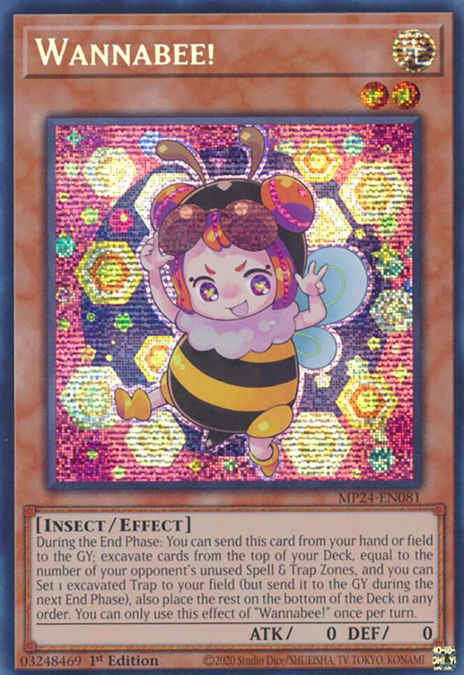 Wannabee! [MP24-EN081] Prismatic Secret Rare | Exor Games Dartmouth