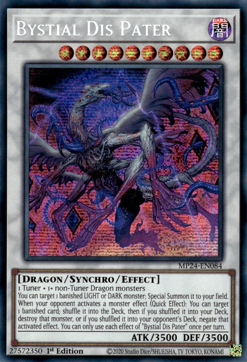 Bystial Dis Pater [MP24-EN084] Prismatic Secret Rare | Exor Games Dartmouth