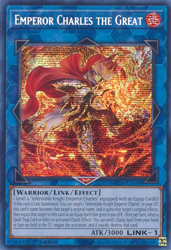 Emperor Charles the Great [MP24-EN100] Prismatic Secret Rare | Exor Games Dartmouth