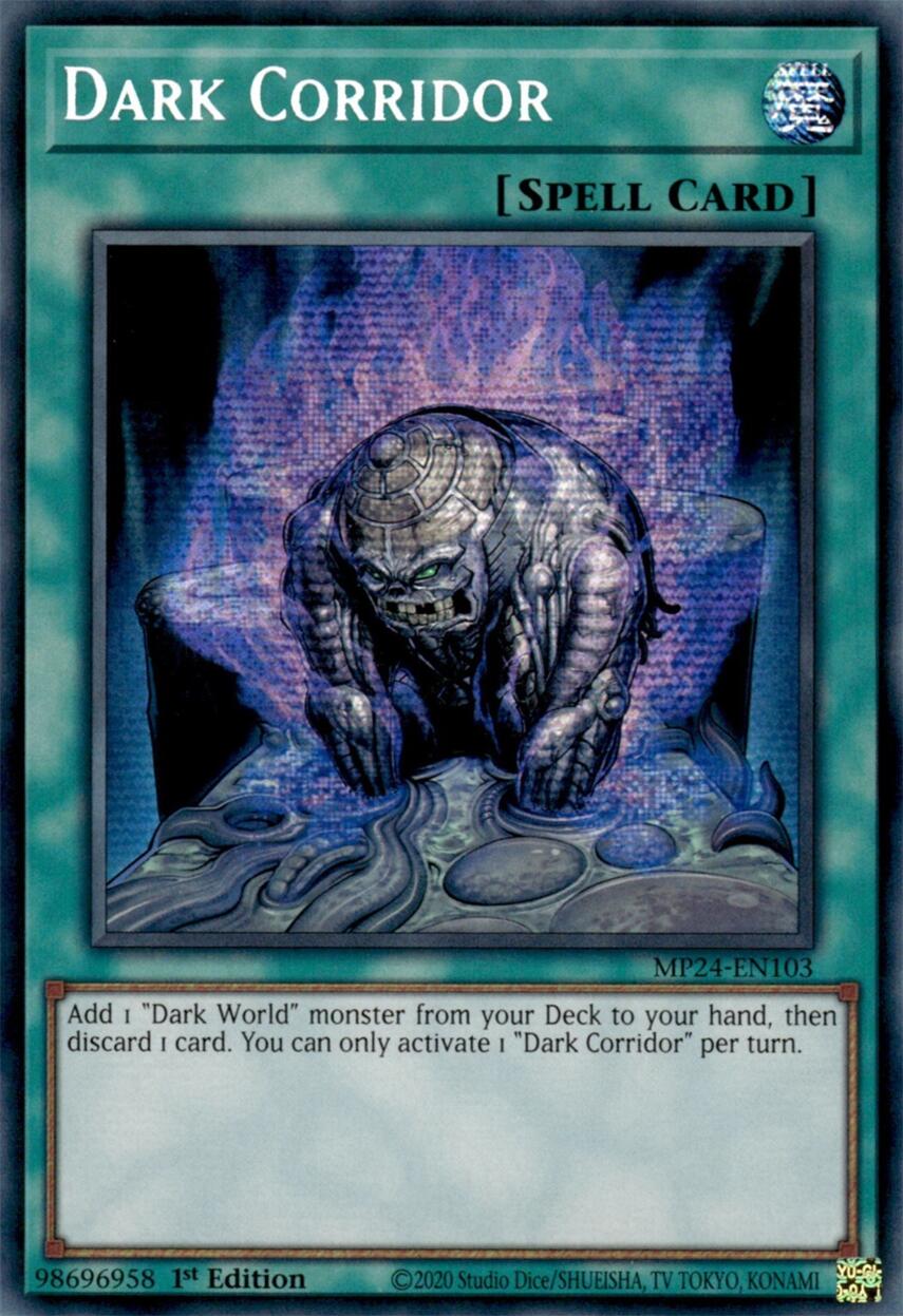 Dark Corridor [MP24-EN103] Prismatic Secret Rare | Exor Games Dartmouth