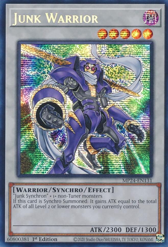 Junk Warrior [MP24-EN131] Prismatic Secret Rare | Exor Games Dartmouth