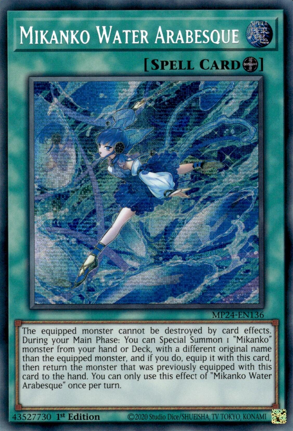 Mikanko Water Arabesque [MP24-EN136] Prismatic Secret Rare | Exor Games Dartmouth