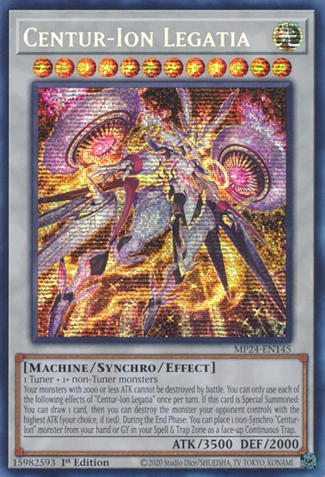 Centur-Ion Legatia [MP24-EN145] Prismatic Secret Rare | Exor Games Dartmouth