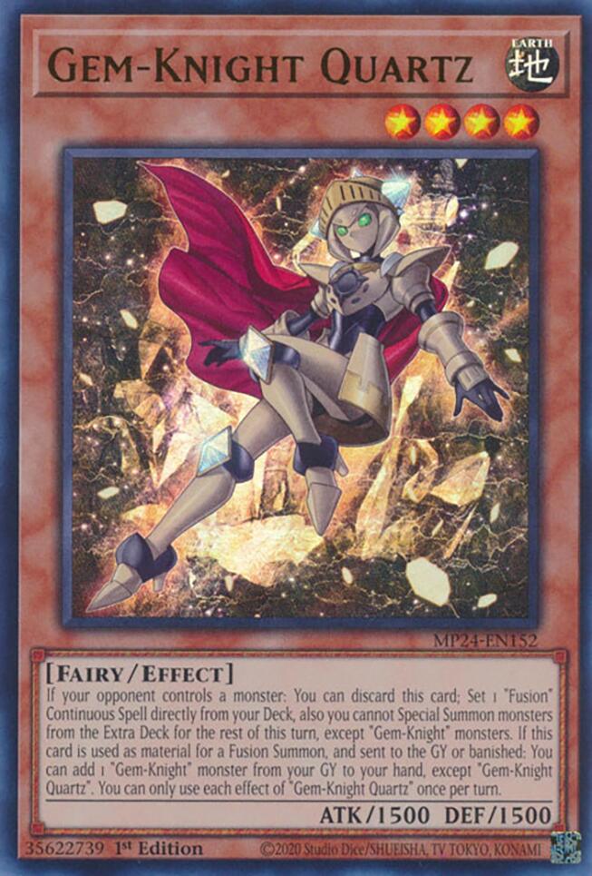 Gem-Knight Quartz [MP24-EN152] Ultra Rare | Exor Games Dartmouth
