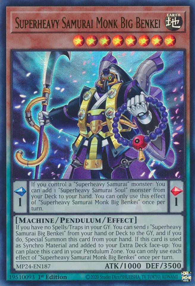 Superheavy Samurai Monk Big Benkei [MP24-EN187] Ultra Rare | Exor Games Dartmouth