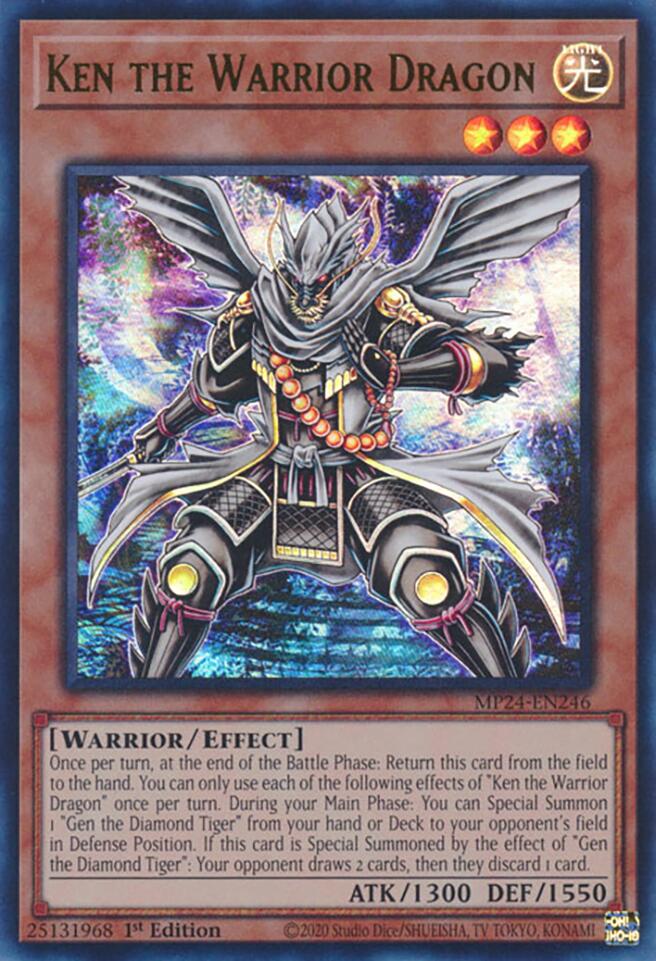 Ken the Warrior Dragon [MP24-EN246] Ultra Rare | Exor Games Dartmouth