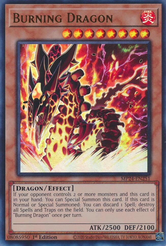 Burning Dragon [MP24-EN251] Ultra Rare | Exor Games Dartmouth