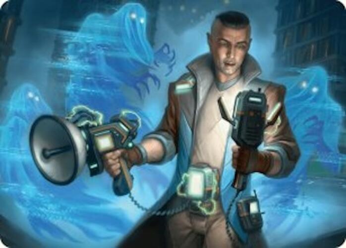 Paranormal Analyst Art Card [Duskmourn: House of Horror Art Series] | Exor Games Dartmouth