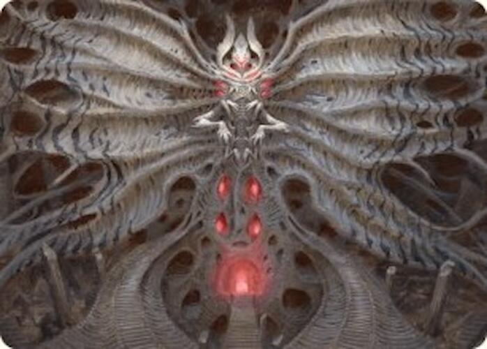 Valgavoth, Terror Eater Art Card [Duskmourn: House of Horror Art Series] | Exor Games Dartmouth
