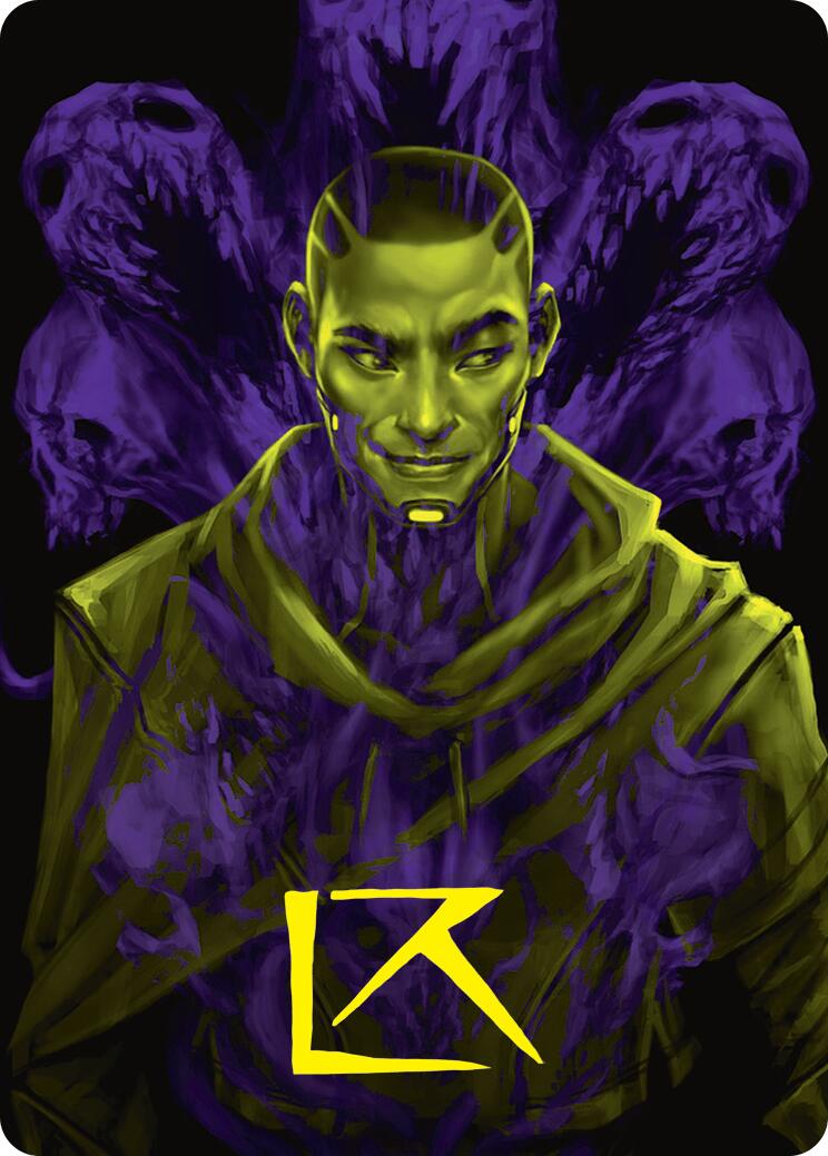 Kaito, Bane of Nightmares Art Card (Gold-Stamped Signature) [Duskmourn: House of Horror Art Series] | Exor Games Dartmouth