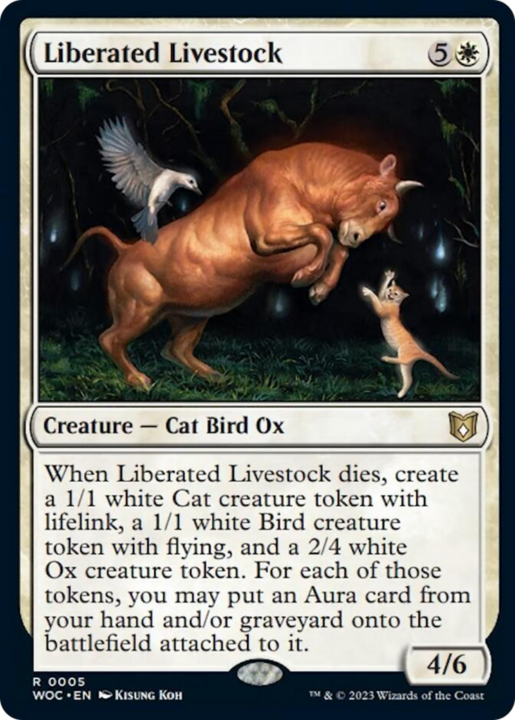 Liberated Livestock [Wilds of Eldraine Commander] | Exor Games Dartmouth