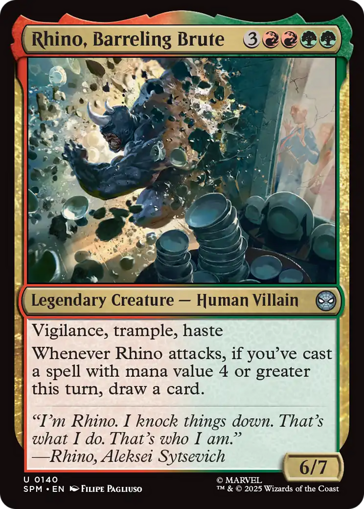 Rhino, Barreling Brute [Marvel's Spider-Man] | Exor Games Dartmouth