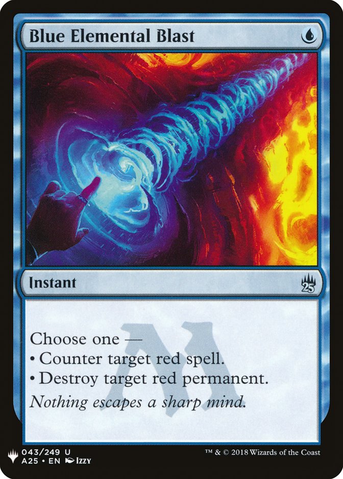 Blue Elemental Blast [Mystery Booster] | Exor Games Dartmouth